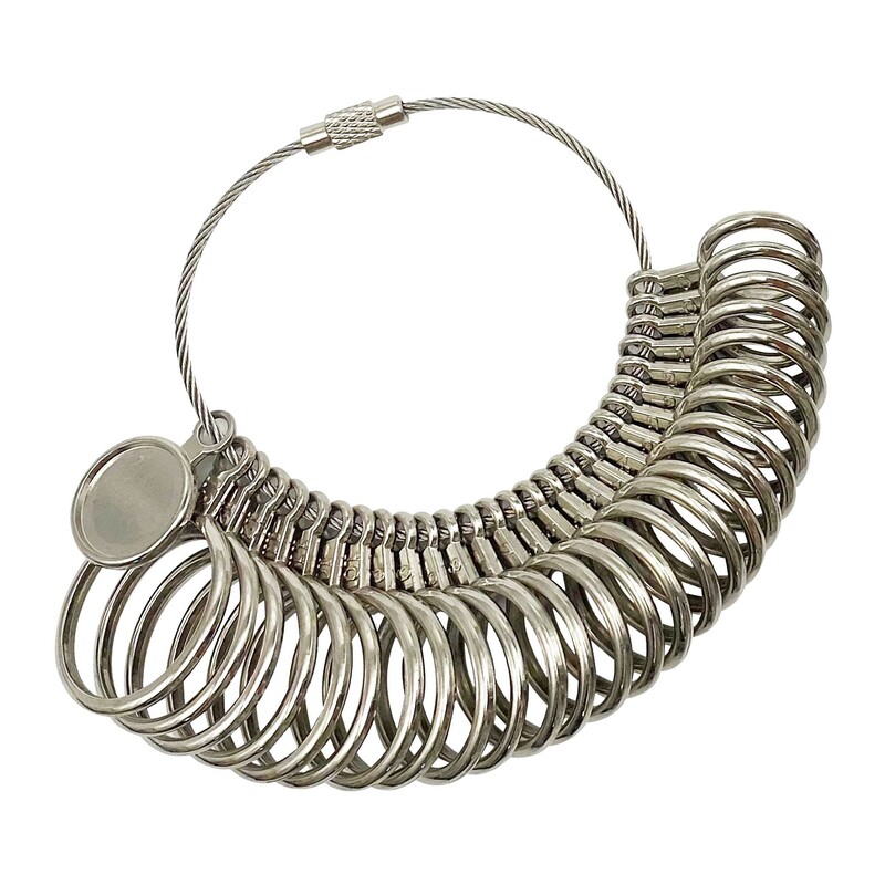 Žiedo matavimo rinkinys USUK JAV dydžio rinkinys Žiedinio strypo žiedo dydžio standartinis didelis reguliavimo įrankis