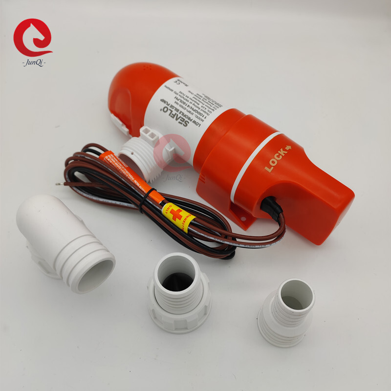 12V/24V SEAFLO 14A serija uskih niskoprofilnih automatskih kaljužnih pumpi s senzorom razine vode, vodoravna automatska kaljužna pumpa za jahte