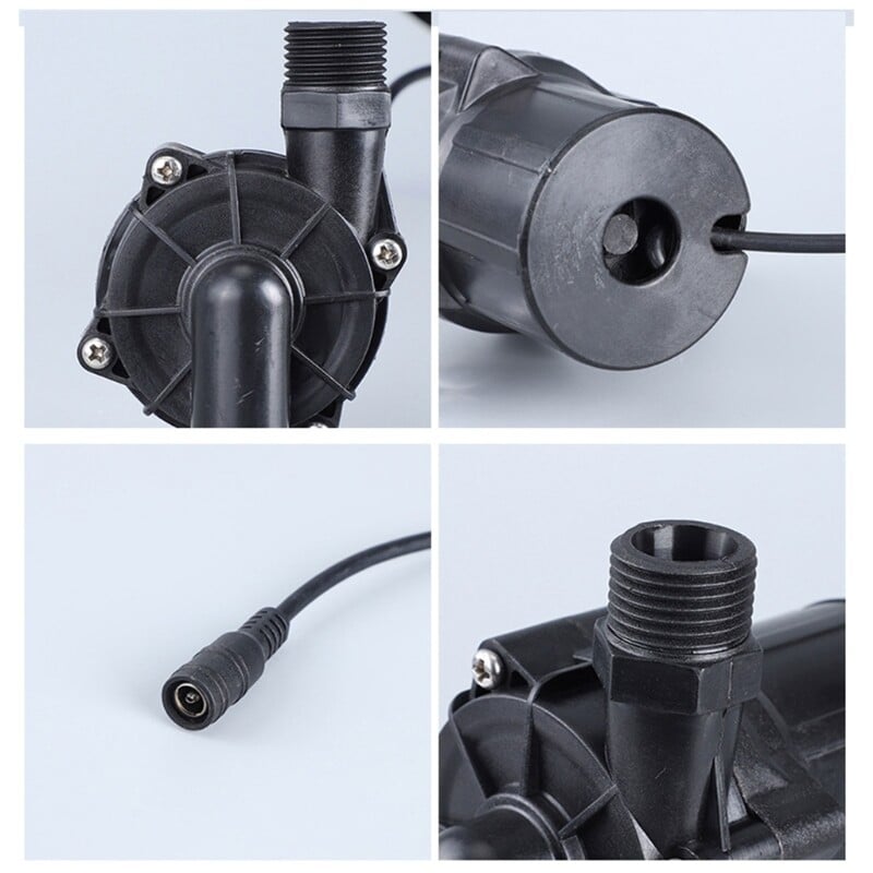 1/2'' vodena pumpa s navojem DC24V/12V motor bez četkica Vodene pumpe za cirkulaciju vode Ultra-tiha pumpa za pojačavanje mini grijača vode