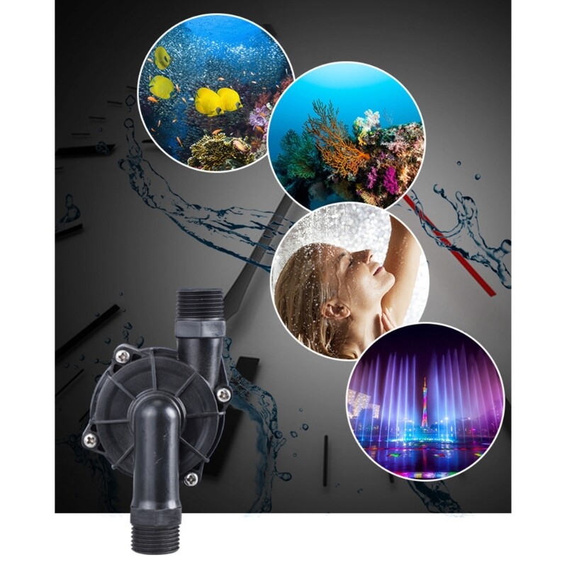 1/2'' vodena pumpa s navojem DC24V/12V motor bez četkica Vodene pumpe za cirkulaciju vode Ultra-tiha pumpa za pojačavanje mini grijača vode