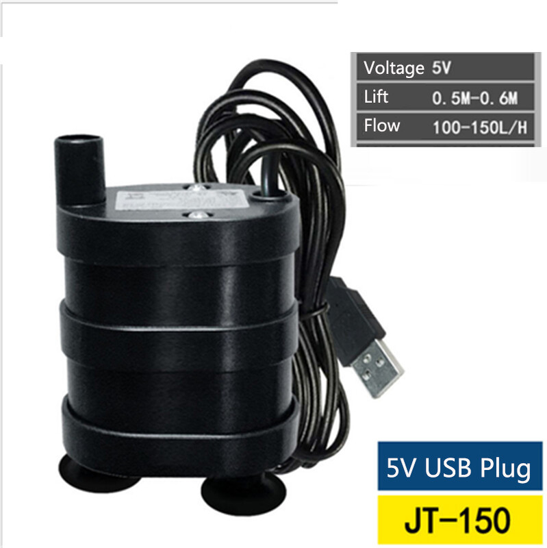 DC Mini vodena pumpa 200L/h 12V Potopna pumpa DC 5V USB 150L/h Električni motor Pumpe bez četkica AC 220V Fish Tank Solarna voda