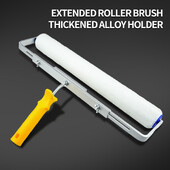 18 colių 46 cm dažų voleliu teptukas trumpas-vidutinis-ilgas pliušinės dažymo rankenos įrankis, skirtas sienų dekoratyvinei 9 mm dažymo rankenos įrankio atramai