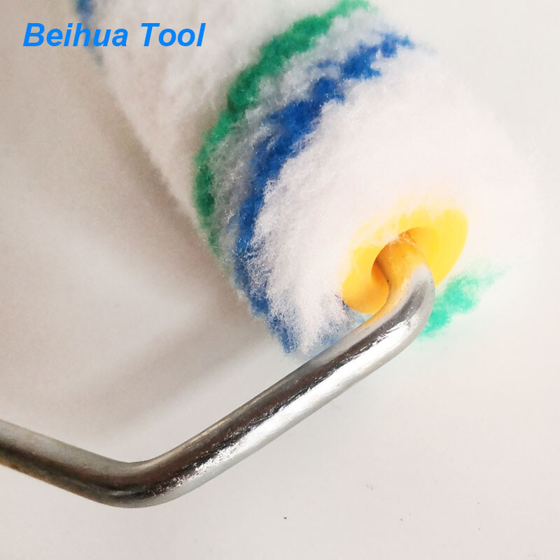 52 tk/komplekt 4tolline värvirullipintsel 50 tk ja 2 käepidemega minirull seinamaalimiseks Käepideme tööriistad Värvipintsli nurkade värvimise tööriist