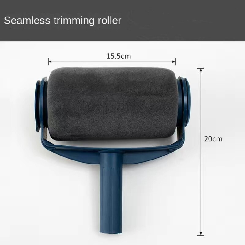 Suur rull värvirullpintsel Kodumajapidamises kasutatav vastupidav transformatsioon peente harjastega rullpintsel käsn plastikust seinahari trumli harja uks