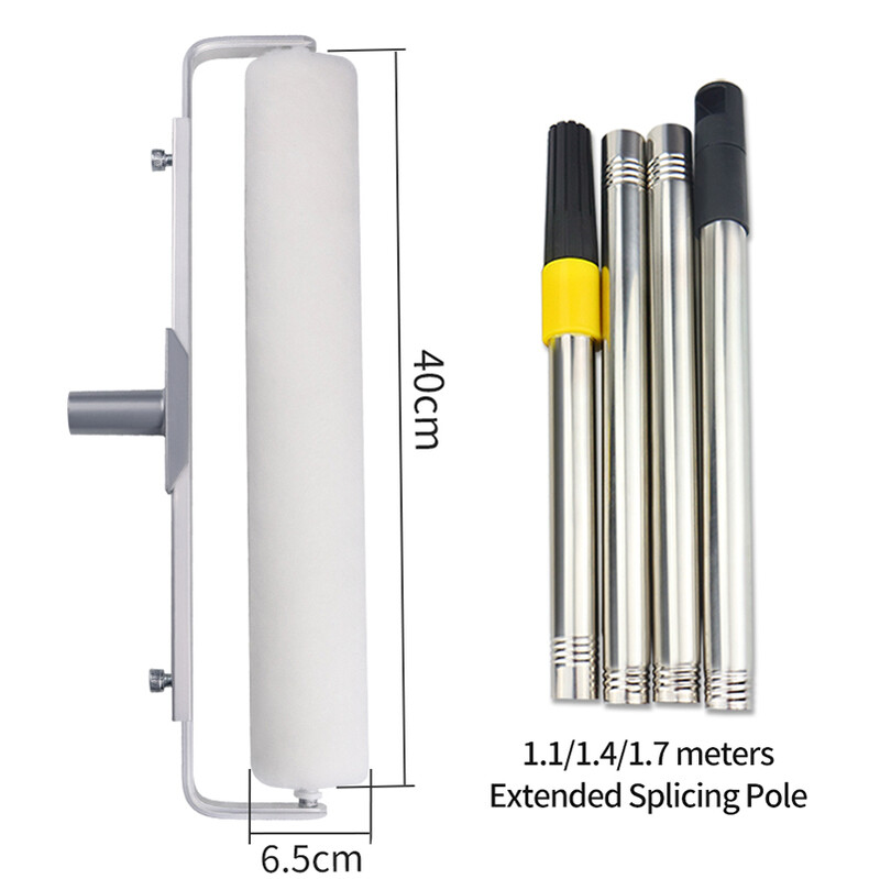 16 inčni valjak četka kratka-srednja-duga plišana ručka za slikanje za ukrasne zidove 9 mm podrška za alat za ručku za slikanje