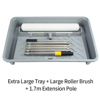 Dažų dėklas 18 colių ritininio šepečio šepečio įrankis purškimas dažymo šepečiais dekoratyviniam sienų dekoratyviniam įrankiui su raštu