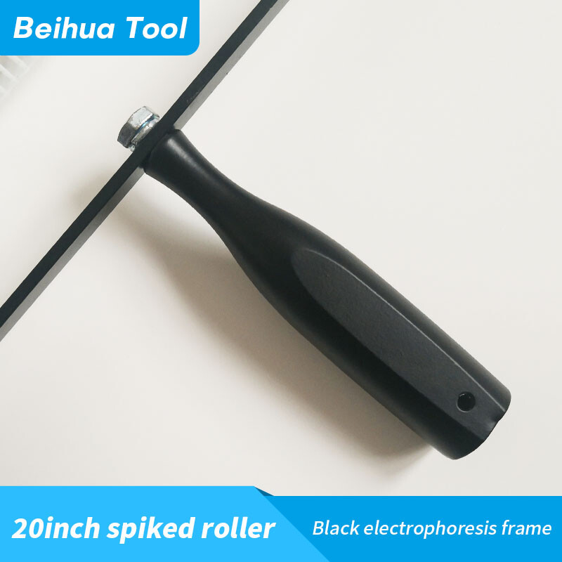 Perie cu role cu țepi de 20 inch Instrumente de autonivelare pentru ciment 50 cm din plastic pentru șapă pentru scule de vopsea epoxidice pentru podea