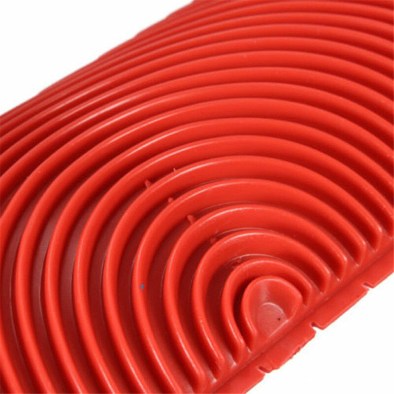 2 vnt Guminis ritininis teptukas, imituojantis medienos grūdelių tekstūrą, sienų dažų šepečiai Meno įspaudimas, pasidaryk pats sienų tapybos įrankis namų dekoravimui