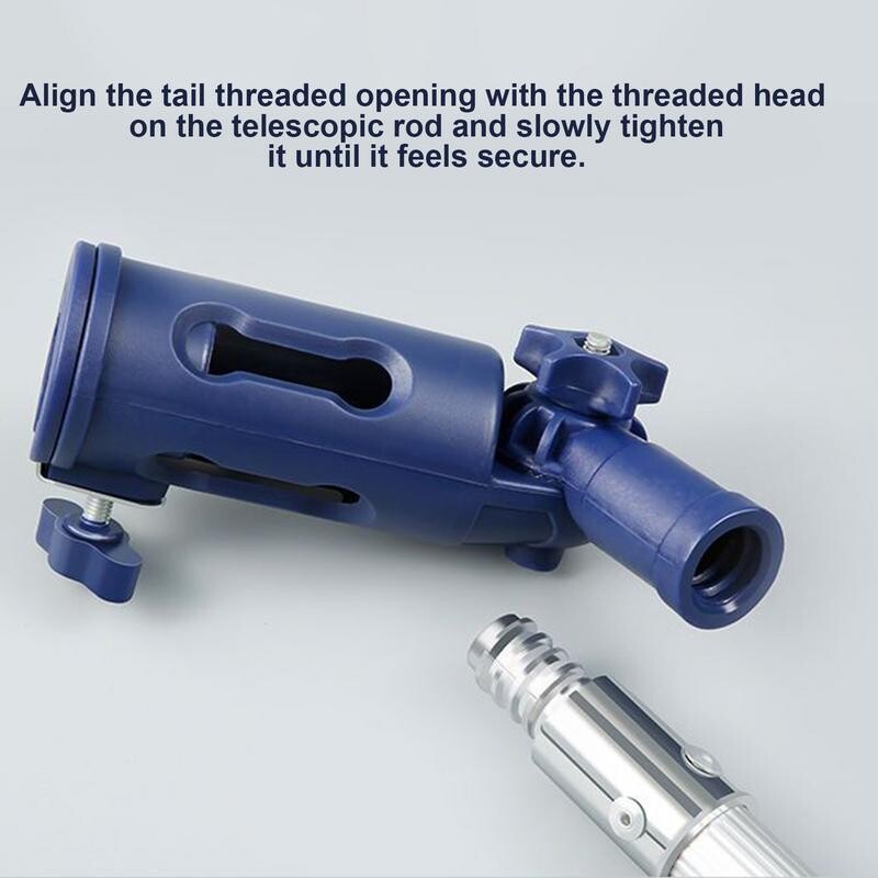 Dažų teptuko ilgintuvas Dažų volelio ilgintuvo stulpo suspaudimo įrankis Teleskopinis strypas Dažų rankenos įrankiai luboms dažyti