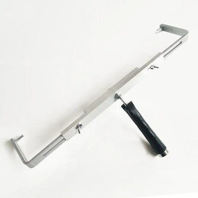 Unelte cu mâner de 18 inchi, tip extensie, suport dublu, mâner pentru role de vopsea, 46 cm, aluminiu, perie, cadru, pictură retractabilă