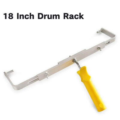 Unelte cu mâner de 18 inchi, tip extensie, suport dublu, mâner pentru role de vopsea, 46 cm, aluminiu, perie, cadru, pictură retractabilă