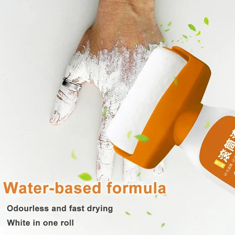 Vopsea de perete antibacteriană fierbinte Vopsea de perete de reparație puternică Vopsea de perete de uz casnic Vopsea albă de latex cu perie cu role pentru instrument de bucătărie pentru sufragerie