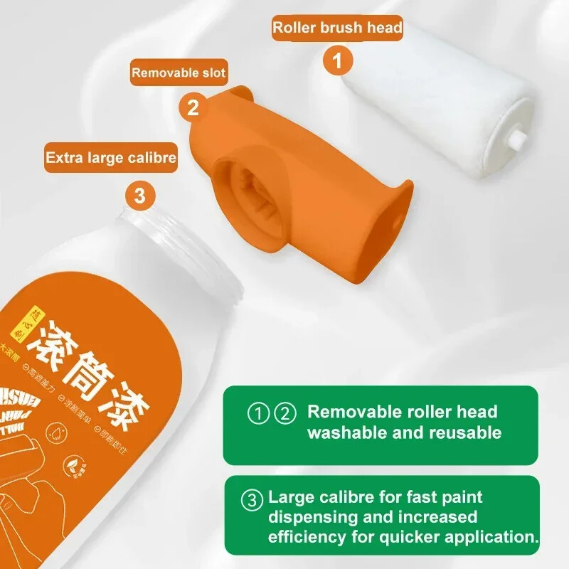 Vopsea de perete antibacteriană fierbinte Vopsea de perete de reparație puternică Vopsea de perete de uz casnic Vopsea albă de latex cu perie cu role pentru instrument de bucătărie pentru sufragerie