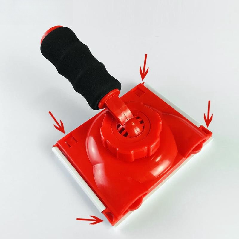 Profesionalus dažų kraštas žoliapjovė plastikinis latekso dažų sienų lubų kampinis dažymo teptukas Spalvų atskyriklis žoliapjovės aplikatoriaus įrankis