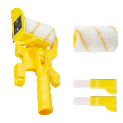 Naujas profesionalus dažų volelių rinkinys, švaraus kirpimo kraštas tapybai valcuojamas daugiafunkcis šepetys, skirtas sienų dažymui