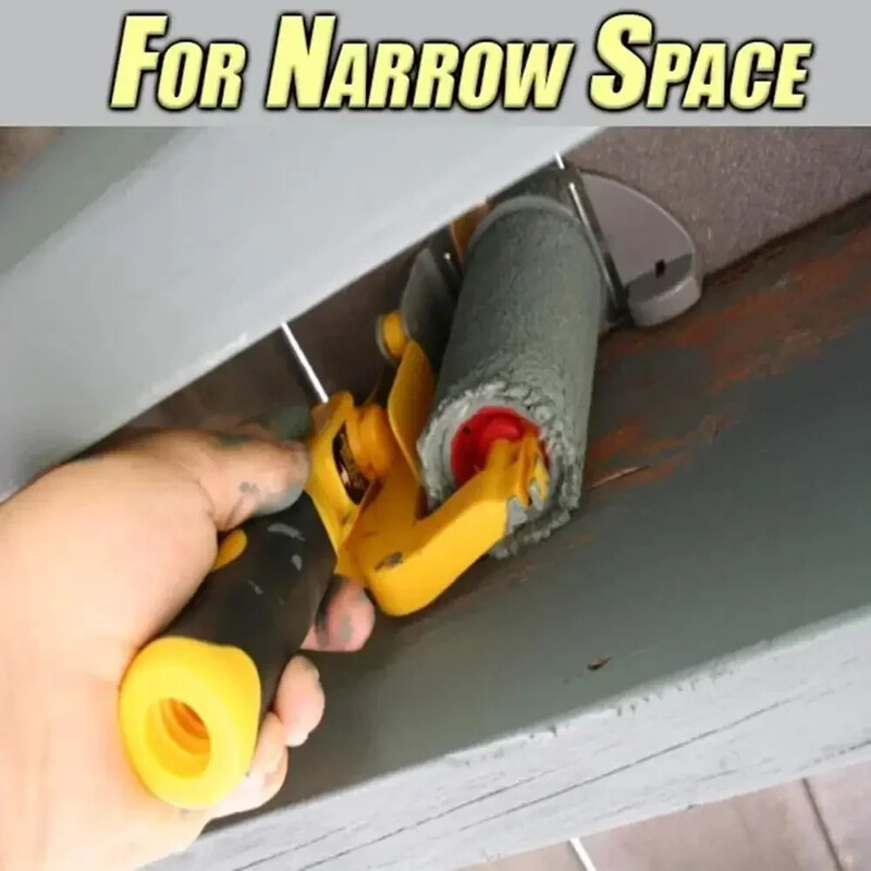 Naujas profesionalus dažų volelių rinkinys, švaraus kirpimo kraštas tapybai valcuojamas daugiafunkcis šepetys, skirtas sienų dažymui