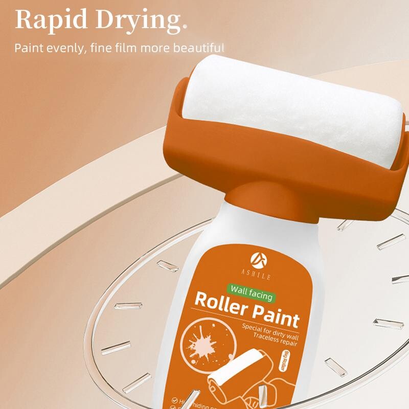 Mažas ritininis dažų šepetys Sienų taisymo ritininiai dažai Nešiojamas buitinis dažų šepetys vonios kambariui Virtuvei Svetainei Tualetui Miegamajame