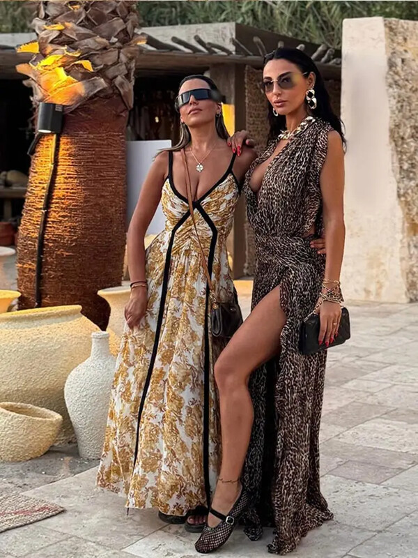 Moteriškos, surišamos su kaklaraiščiu, suknelė Seksuali, laisvi V kaklo raištiniai maksimalūs vasariniai elegantiški biuro moterų kokteilių vakarėliai.