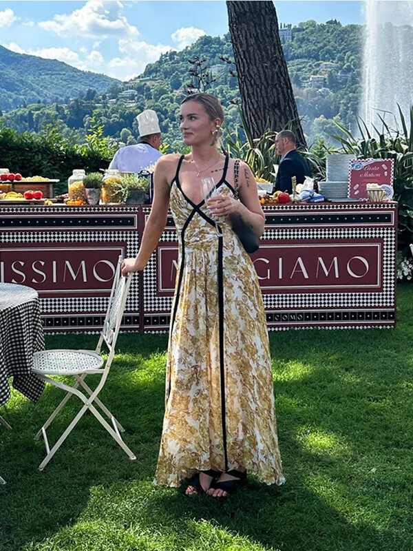 Moteriškos, surišamos su kaklaraiščiu, suknelė Seksuali, laisvi V kaklo raištiniai maksimalūs vasariniai elegantiški biuro moterų kokteilių vakarėliai.