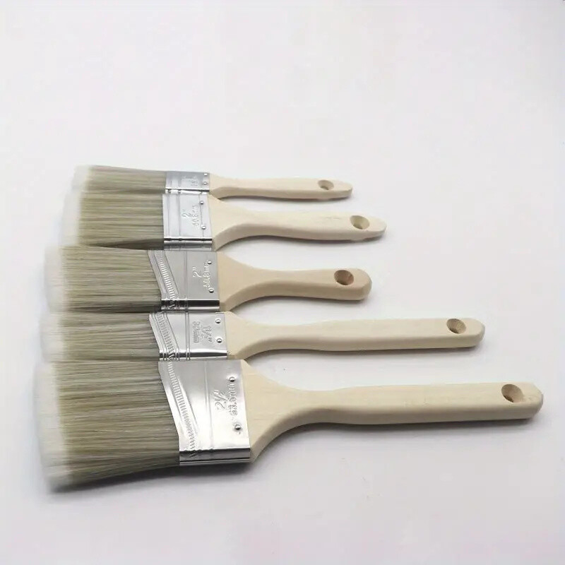 5 tk värvipintsli komplekt kodu parandamiseks sise- ja välisnurga pintslid lateksvärvide jaoks, lakid, peitsid, värvimistarbed, tööriist