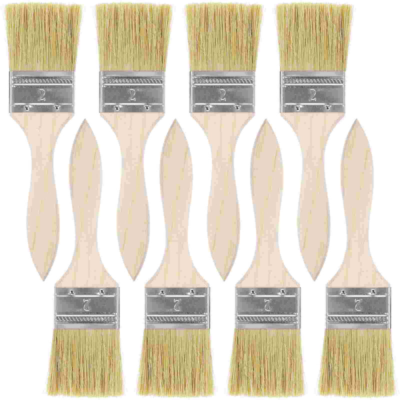Dažų šepečiai Patvarūs medinių kotų šerių aukščiausios kokybės dažymo įrankių šepetys baldų namų sienų tapybai