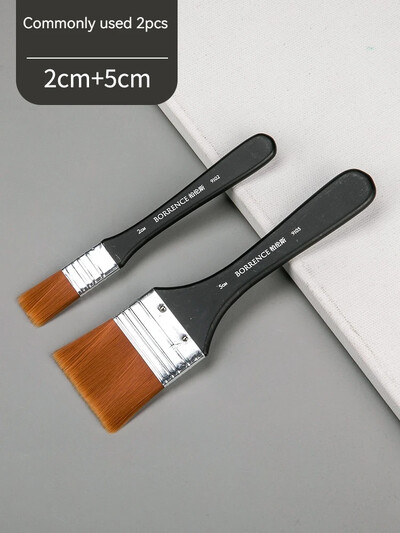 Atminties dažų šepetėlių rinkinys Akrilinis „pasidaryk pats“ grafiti šepetėlių rinkinys, skirtas menininkui alyvos šveitimo šepetėliui mokyklos piešimo dažams, raštinės reikmenims