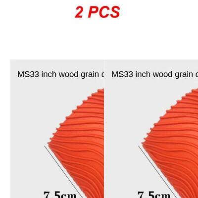 1-5 tk Puidu säritustööriistad Kummi imitatsiooniga värvimisvärvi rullpintsel Seina tekstuuripintsel Kunst Kodukaunistuse maalimine