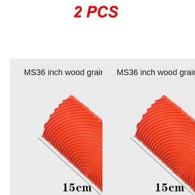 1-5 tk Puidu säritustööriistad Kummi imitatsiooniga värvimisvärvi rullpintsel Seina tekstuuripintsel Kunst Kodukaunistuse maalimine