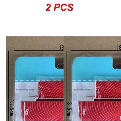 1-5 tk Puidu säritustööriistad Kummi imitatsiooniga värvimisvärvi rullpintsel Seina tekstuuripintsel Kunst Kodukaunistuse maalimine