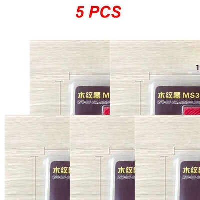 1-5 tk Puidu säritustööriistad Kummi imitatsiooniga värvimisvärvi rullpintsel Seina tekstuuripintsel Kunst Kodukaunistuse maalimine