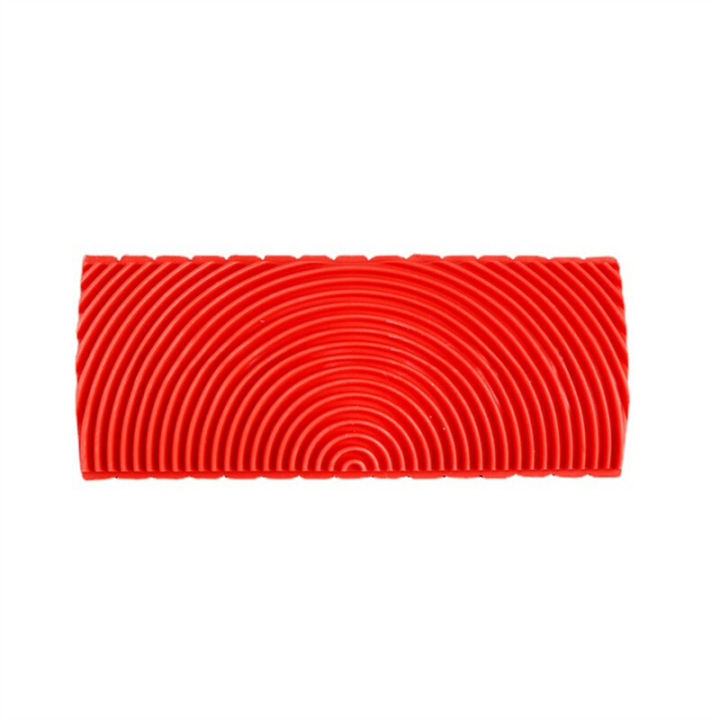 1-5 tk Puidu säritustööriistad Kummi imitatsiooniga värvimisvärvi rullpintsel Seina tekstuuripintsel Kunst Kodukaunistuse maalimine