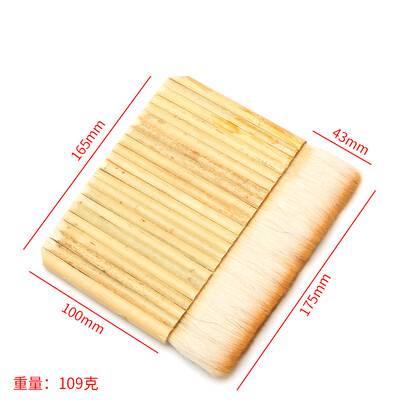 Vilnos eilučių šepečiai Bambuko rankenos dažymo įrankiai Dažų teptukas namų tobulinimo dekoravimo įrankis