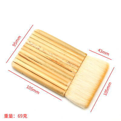 Vilnos eilučių šepečiai Bambuko rankenos dažymo įrankiai Dažų teptukas namų tobulinimo dekoravimo įrankis