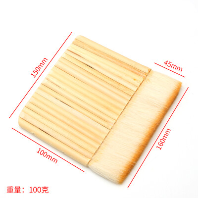 Vilnos eilučių šepečiai Bambuko rankenos dažymo įrankiai Dažų teptukas namų tobulinimo dekoravimo įrankis