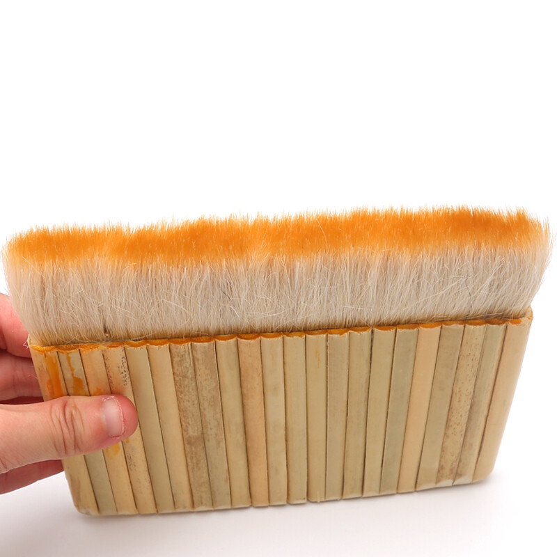 Vilnos eilučių šepečiai Bambuko rankenos dažymo įrankiai Dažų teptukas namų tobulinimo dekoravimo įrankis
