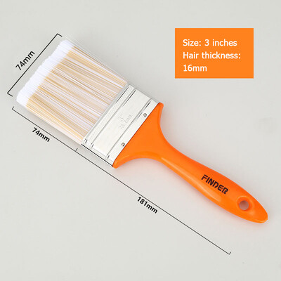 1/1.5/2//2.5/3/4/5/6 colių dažų šepetys ABS rankena Minkštas plaukų šepetys Artist tapybos šepečiai sienų ir baldų dažymo įrankiui