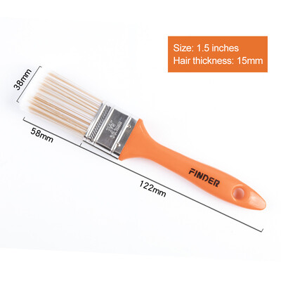 Kodutehnika spetsiaalne seinavärvipintsel Kodu dekoratiivne õlimaalipintsel Tööriistad ABS käepide Pehmete harjastega puhastuspintsel PET