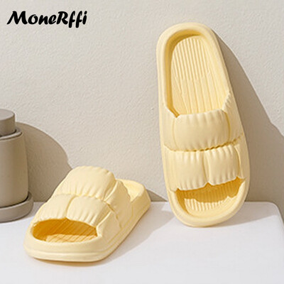 2024 de vară pentru femei papuci de plajă pantofi de plajă ursuleț de desene animate șlapi bărbați cu talpă groasă pentru baie de interior pantofi anti-alunecare cuplu sandale