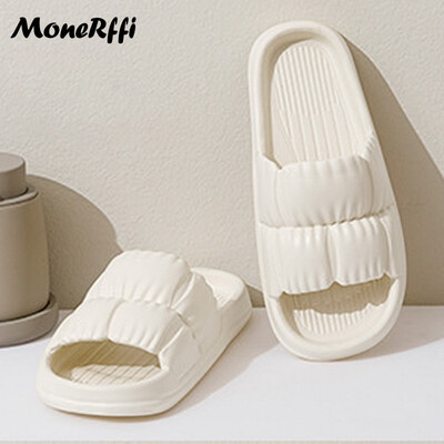 2024 de vară pentru femei papuci de plajă pantofi de plajă ursuleț de desene animate șlapi bărbați cu talpă groasă pentru baie de interior pantofi anti-alunecare cuplu sandale