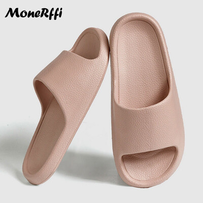 2024 de vară pentru femei papuci de plajă pantofi de plajă ursuleț de desene animate șlapi bărbați cu talpă groasă pentru baie de interior pantofi anti-alunecare cuplu sandale