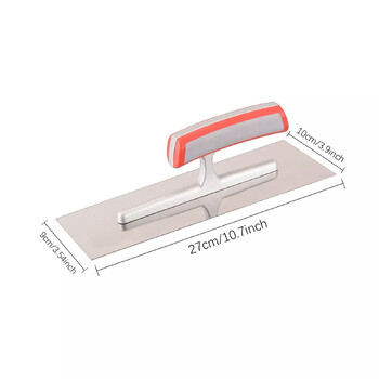 Нож за шпакловка Циментова мистрия Плоска мистрия за мазилка Лека мистрия за басейн Инструмент за бетон