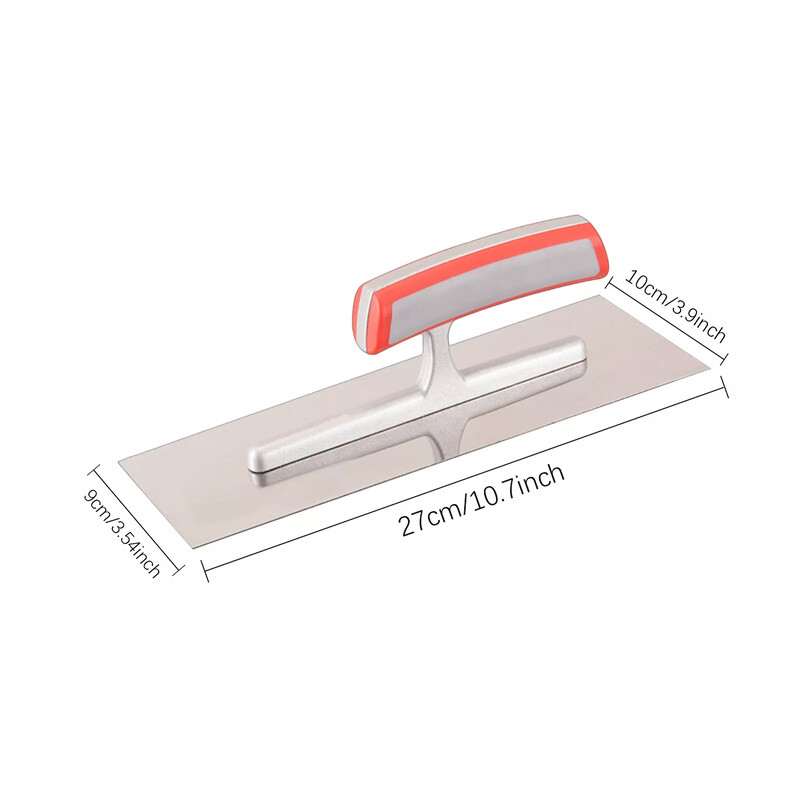 Glaistas peilis cemento mentele Plokščia tinkavimo mentele Lengvas baseino mentele Betono įrankis