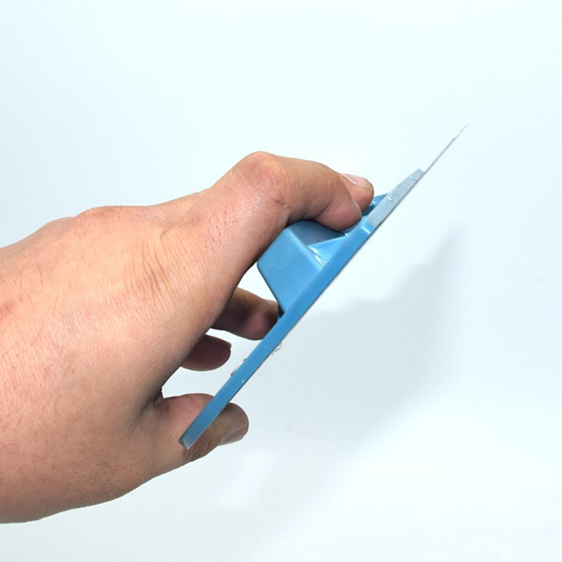 Glaistas grandiklis plastikinė rankena anglinio plieno arba nerūdijančio plieno glaistas elastingas pelenų peilis plytelių mentele kniedytas fiksavimas 240 mm