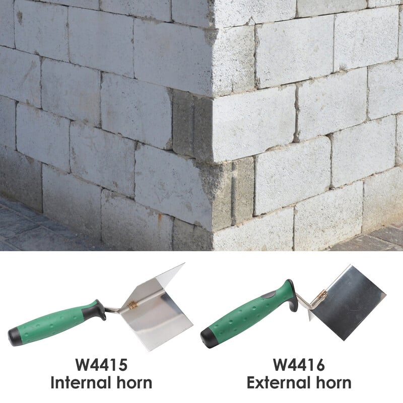 Nerūdijančio plieno gipso kartono kampiniai įrankiai glaistai, lankstieji 90 laipsnių kampiniai purvo apdailinimo įrankiai, apdailos mentele Konstravimo įrankiai