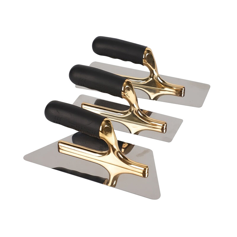 Lopatica za kit od nehrđajućeg čelika Lopatice za suhozid Mekana ručka Lopatica za žbukanje za štukaturu