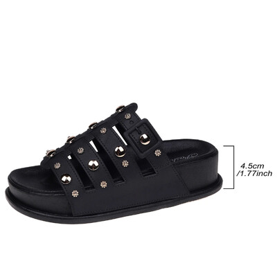 Naiste kingad 2024 Uued sussid suvesandaalid Naiste nahast vabaaja hingavad naiste lamedad sussid Zapatillas De Mujer 41