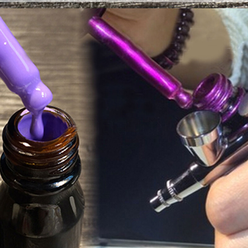 0,3 mm dvigubo veikimo aerografinis purškimo pistoletas beorio oro gravitacijos modelio padavimo purškimo pistoletas, skirtas kūno dažymui ir modelio dažymui nagams