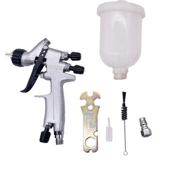 SUTU Spray Gun Mini 931G 1.2MM Nozzle 250CC Tank with Paint Mixing Cup+Adapter Spray Guns Paint Spray Gun Mini Airbrush