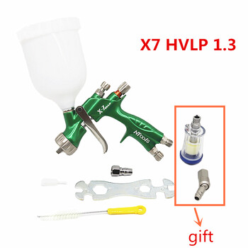 600mm Tank 1,3mm ακροφύσιο HVLP Air Spray Gun X7 Painting Spray Gun for Car Repair Oil Paint Gun Vernish Spray Guns Airbrush