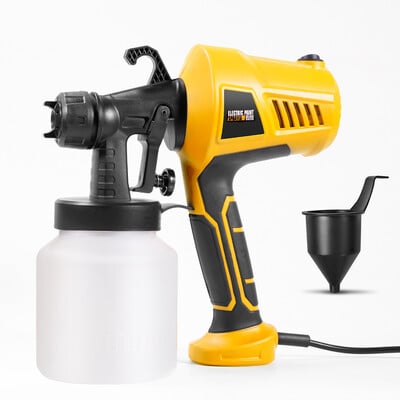 Pistol electric de pulverizare 500W 220V Aerograf de înaltă presiune Vopsea cu pulverizare cu atomizare ridicată CakeTool 800ML Capacitate mare